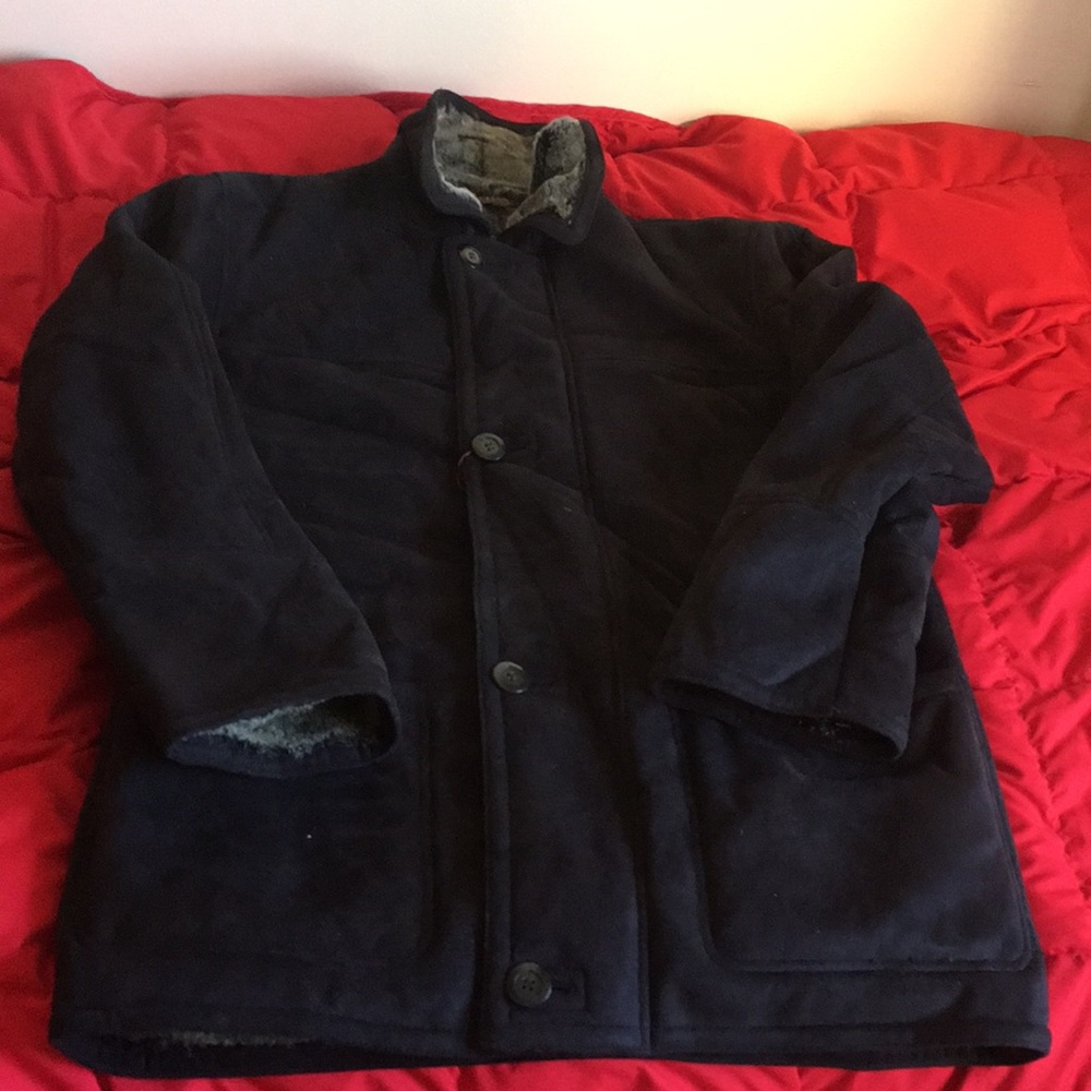 Gently Used Cianni Faux Black Sterling Coat